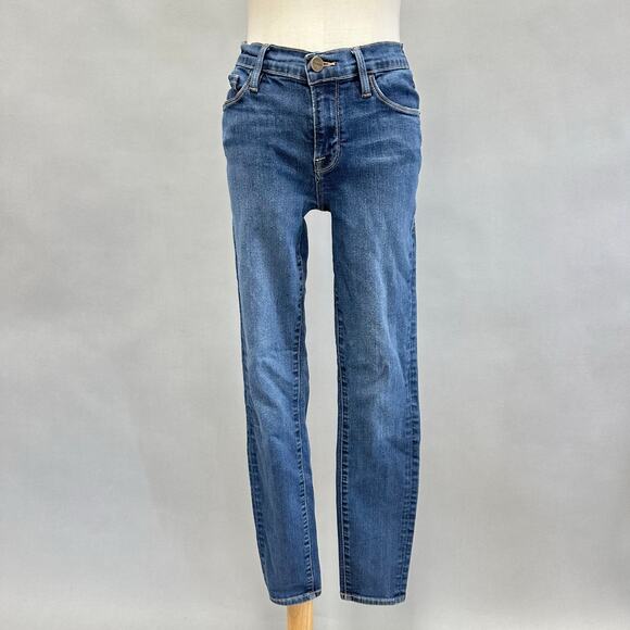 Frame Le Skinny De Jeanne in Queens Way Jeans Size 29 low rise dark wash - Picture 1 of 13